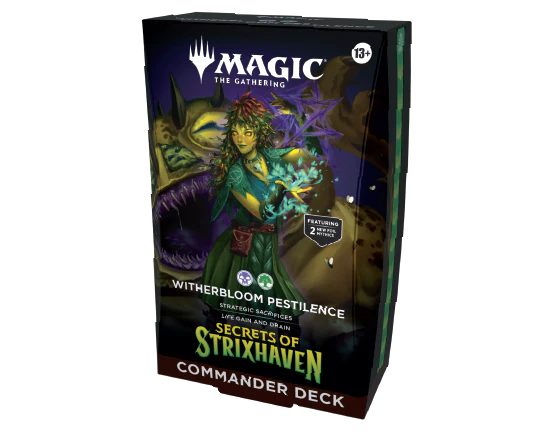 WITHERBLOOM PESTILENCE COMMANDER DECK INGLÉS (RESERVA) - MAGIC THE GATHERING